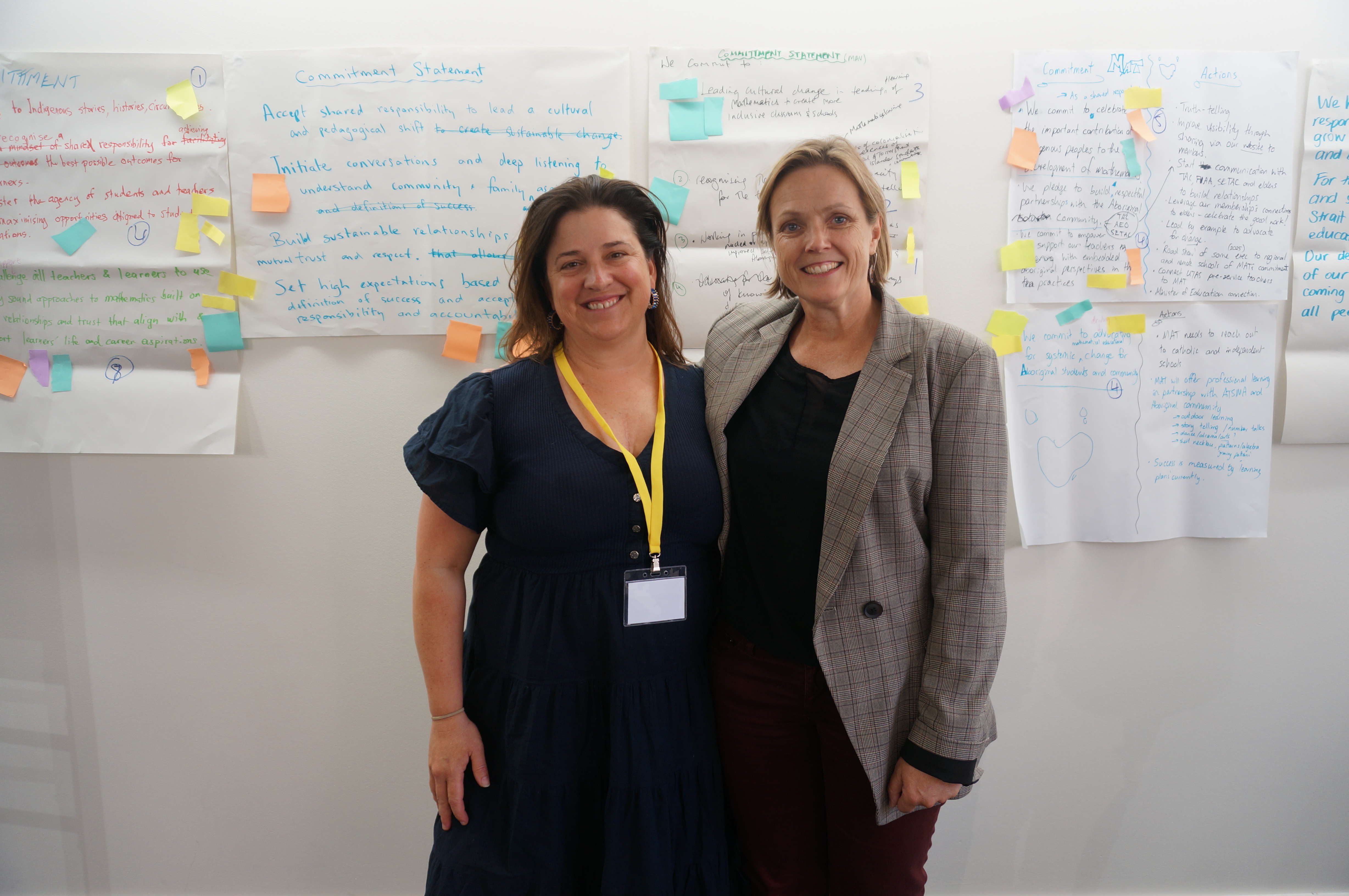MAV CEO, Jennifer Bowden & MAV President, Kerryn Sandford